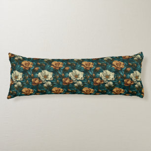 Gardenias Bouquet Office Decor Vintage Memory Foam Body Cushion