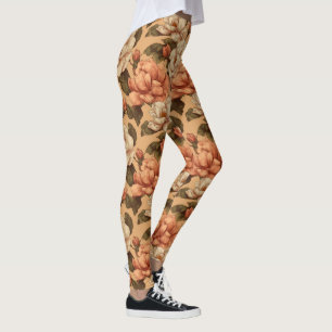 Gardenias Flower Active Wear Gardenias Inspired Leggings