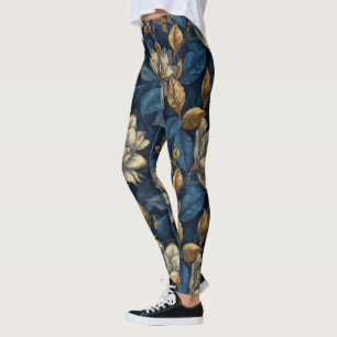 Gardenias Flower Fitness Fashion Gardenias Flower  Leggings