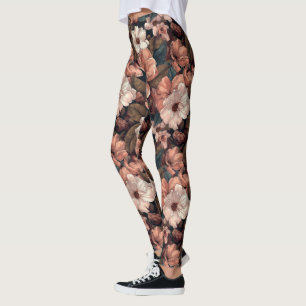 Gardenias Flower Women Active Wear Gardenias Leggings
