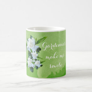 Gardenias Make Me Smile Mug