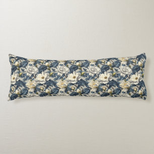 Gardenias Print Room Decor Cottagecore Wedge Body Cushion