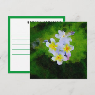 Gardenin Business Cards Forget me Not