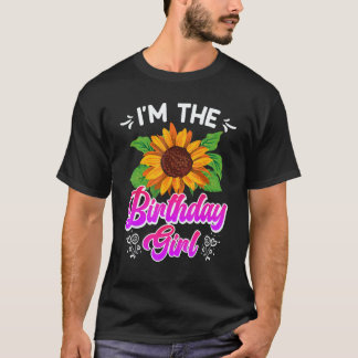 Gardening 4\B Day girls I´m the Bday Girl Sunflowe T-Shirt