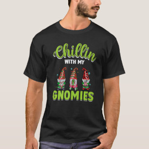 Gardening 4\Chillin With My Gnomies St Patrick Day T-Shirt