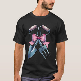 Gardening 4\Coquette Bow Gardening Gardener Shovel T-Shirt