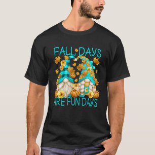 Gardening 4\Cute Autumn Gnome Couple For Gardener T-Shirt