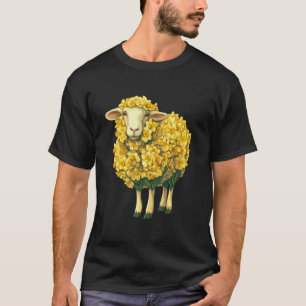 Gardening 4\Daffodil Sheep Flower Gardening Floral T-Shirt