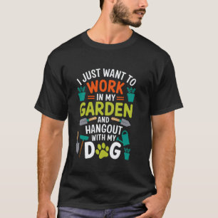 Gardening 4\Dog Lover Botany fan gear plant lovers T-Shirt