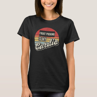 Gardening 4\Fruit Picking Is My Cardio Retro Fruit T-Shirt
