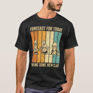Gardening 4\Funny Gnome Gardening Dwarf Forecast T T-Shirt