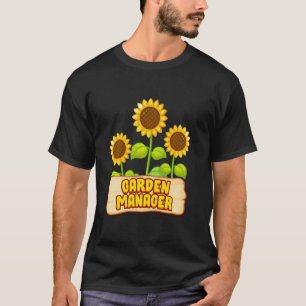 Gardening 4\Garden Manager Garden Chef Sunflowers T-Shirt