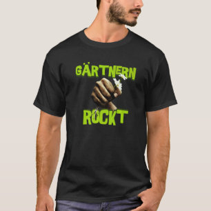 Gardening 4\Garden Saying Gardening Rocks With Flo T-Shirt