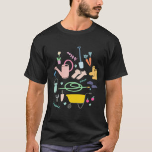 Gardening 4\Garden tool childlike illustration gar T-Shirt
