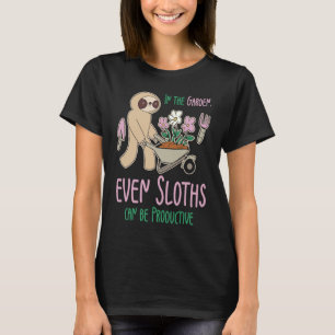 Gardening 4\Gardening Sloth Botany Garden Gardener T-Shirt