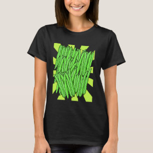 Gardening 4\Green Beans Beans Vegetables Retro 80s T-Shirt