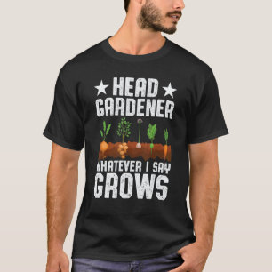 Gardening 4\Head Gardener Garden Plants Allotment T-Shirt