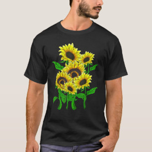Gardening 4\Hippie Sunflower Garden Flower Blossom T-Shirt