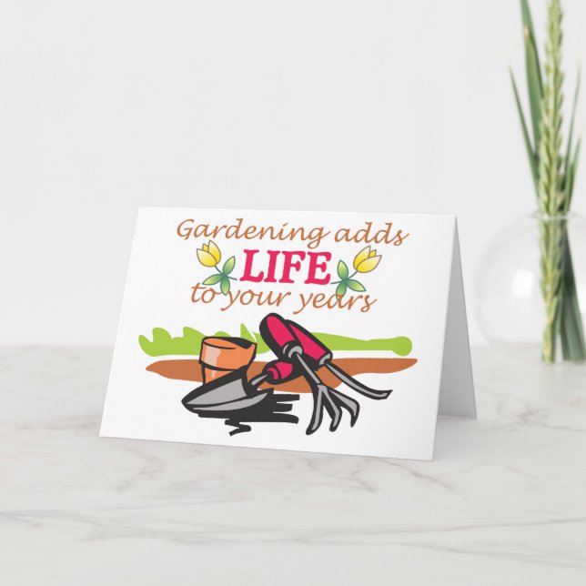 Gardening Adds Life Card (Front)