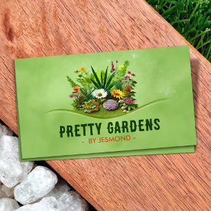 Gardening and Landscaping Services Business Card