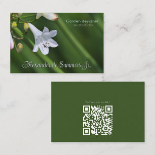 Gardening and landscaping services business card
