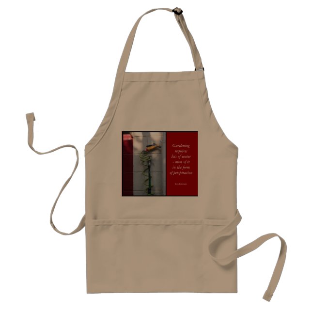Gardening Apron with Quote (Front)
