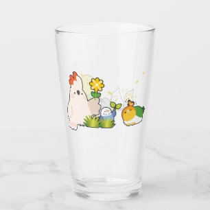 Gardening Birds Glass