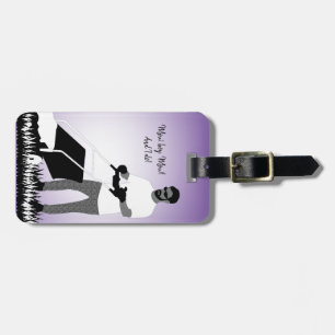 Gardening Boy Luggage Tag