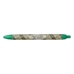 Gardening Business Customised Promo Black Ink Pen