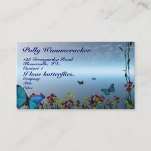 Gardening Butterflies Business Card
