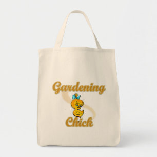Gardening Chick Tote Bag