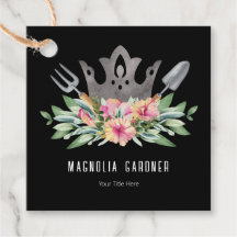 Gardening Crown Boho Chic Watercolor Tools Flowers