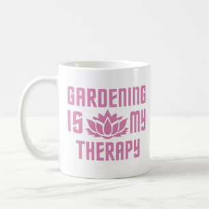 Gardening custom monogram mugs