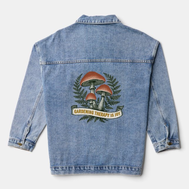 Gardening Denim Jacket (Back)