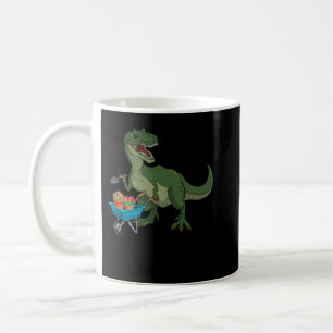 Gardening DInosaur Slogan T-rex Dino Gardener_414 Coffee Mug