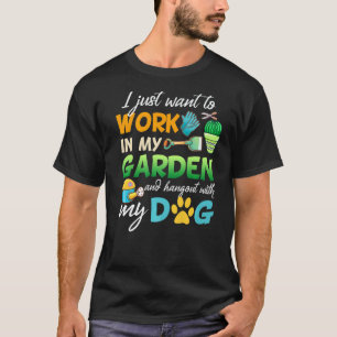 Gardening  Dog  Gardener Garden Pet  Plants T-Shirt