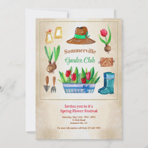 Gardening Elements Invitation