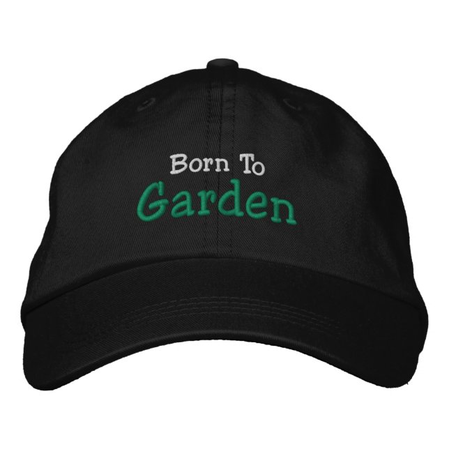 Gardening Embroidered Baseball Hat (Front)