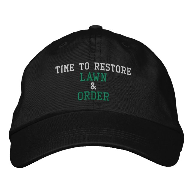 Gardening Embroidered Baseball Hat (Front)