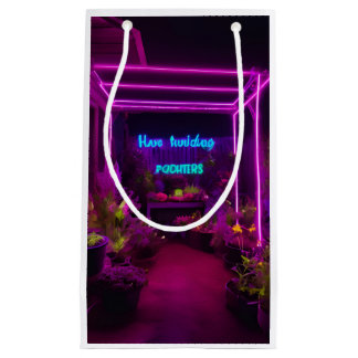 Gardening Enthusiast Designs with Punny Sayings Small Gift Bag