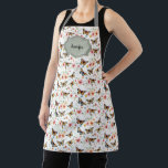 Gardening flower butterfly pattern garden lover apron<br><div class="desc">Gardening flower butterfly pattern garden lover,  personal Apron
Add your own name to personalise.</div>