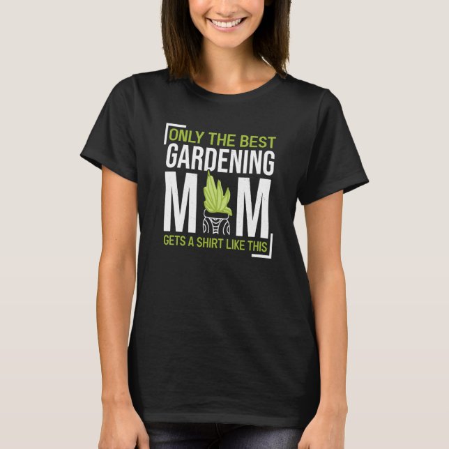 Gardening For Gardener Mom Landscaping Garden Moth T-Shirt (Front)