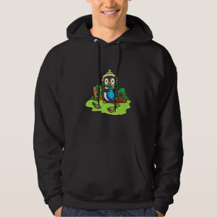 Gardening For Girls Landscaping Penguin Hoodie