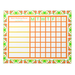 Gardening Garden Grow Your Own Planner Plan Notepad