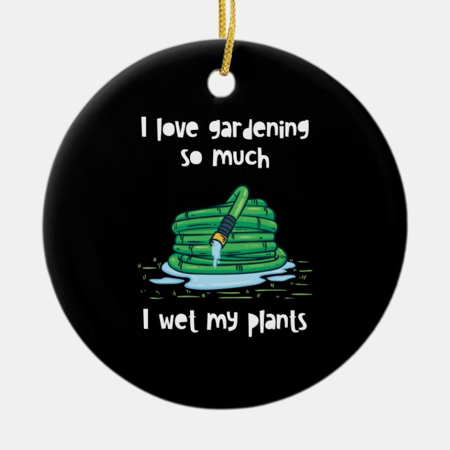 Gardening Garden Hose Gift Ceramic Tree Decoration (Front)
