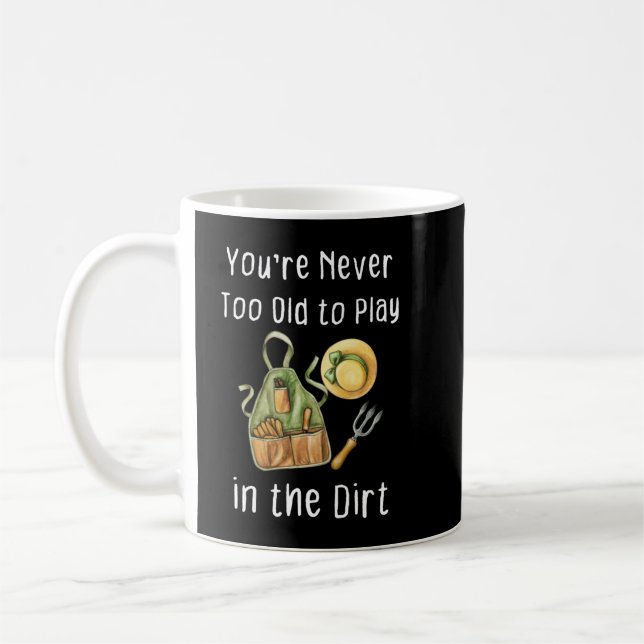 Gardening Girl Definition Funny Design _536 Coffee Mug (Left)
