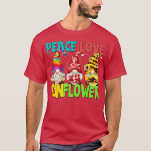 Gardening Gnome For Women And Hippies Peace Love S T-Shirt