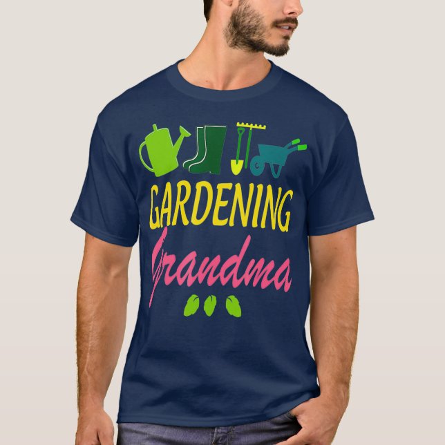 Gardening Grandma charming gardening lover for T-Shirt (Front)