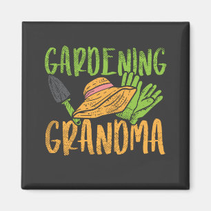 Gardening Grandma Magnet