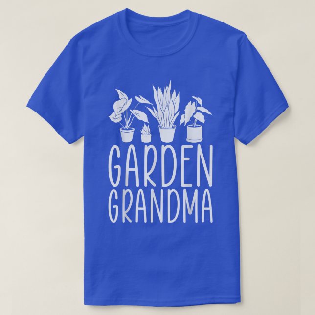 Gardening Grandma Shirt Flower Garden Grandma 6 (Design Front)